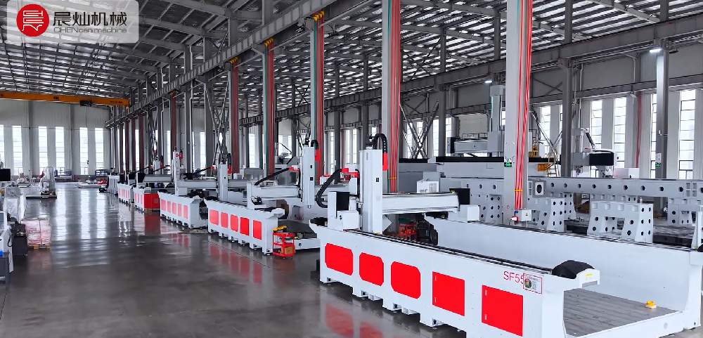 晨燦SF木模加工中心火熱安裝！多臺(tái)訂單見(jiàn)證高效智造實(shí)力