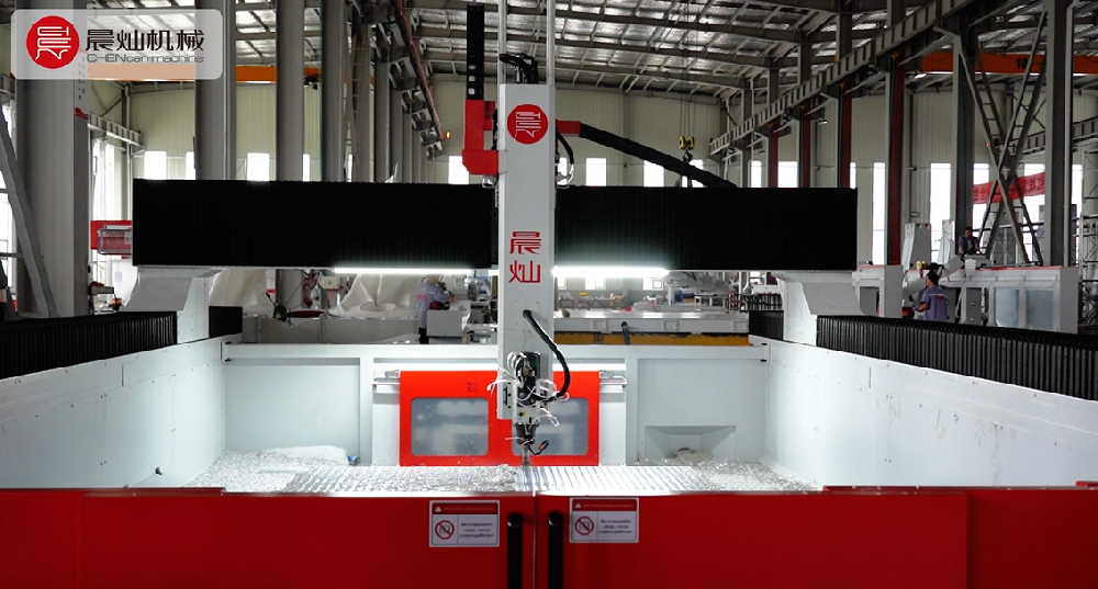 多工件兼容！晨燦BS3525-4S自銑鋁臺面，光潔度一步到位