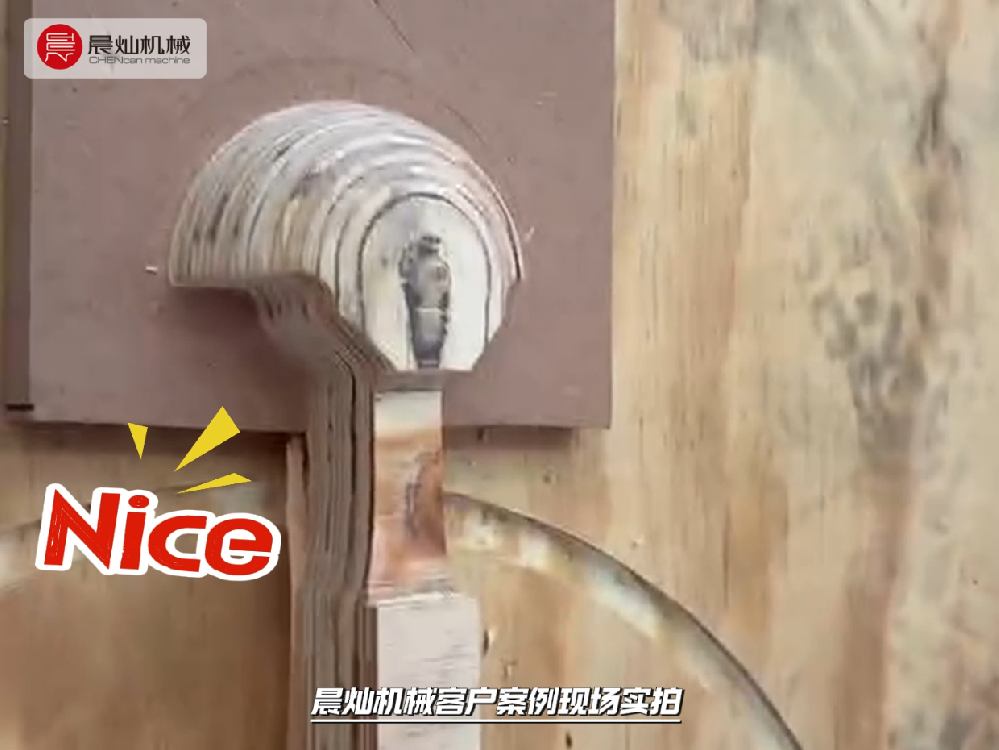 晨燦SF三軸木模加工中心，海外客戶(hù)直呼Nice，品質(zhì)杠杠的！